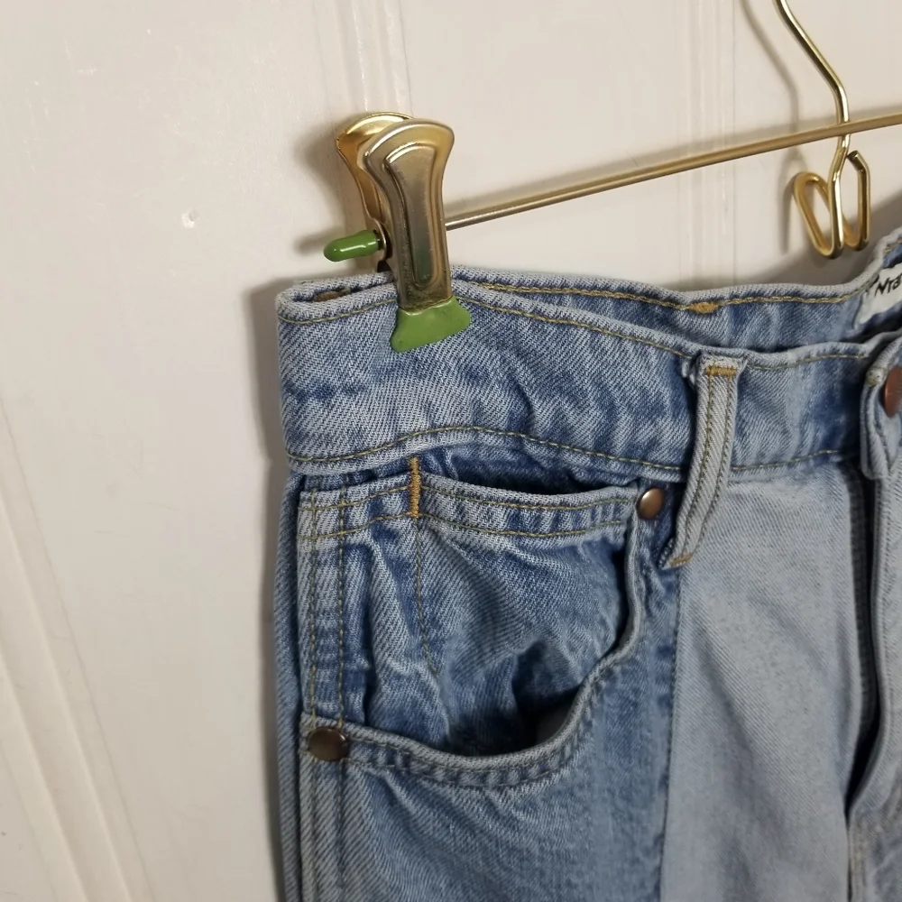Wrangler Two-Tone Flare Jeans - Light Blue and Blue ' - Picture 5 of 15
